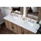 James Martin Vanities Portland 72in Double Vanity Whitewashed Walnut w/ 3 CM Carrara Marble Top 620-V72-WW-3CAR - alternate 4